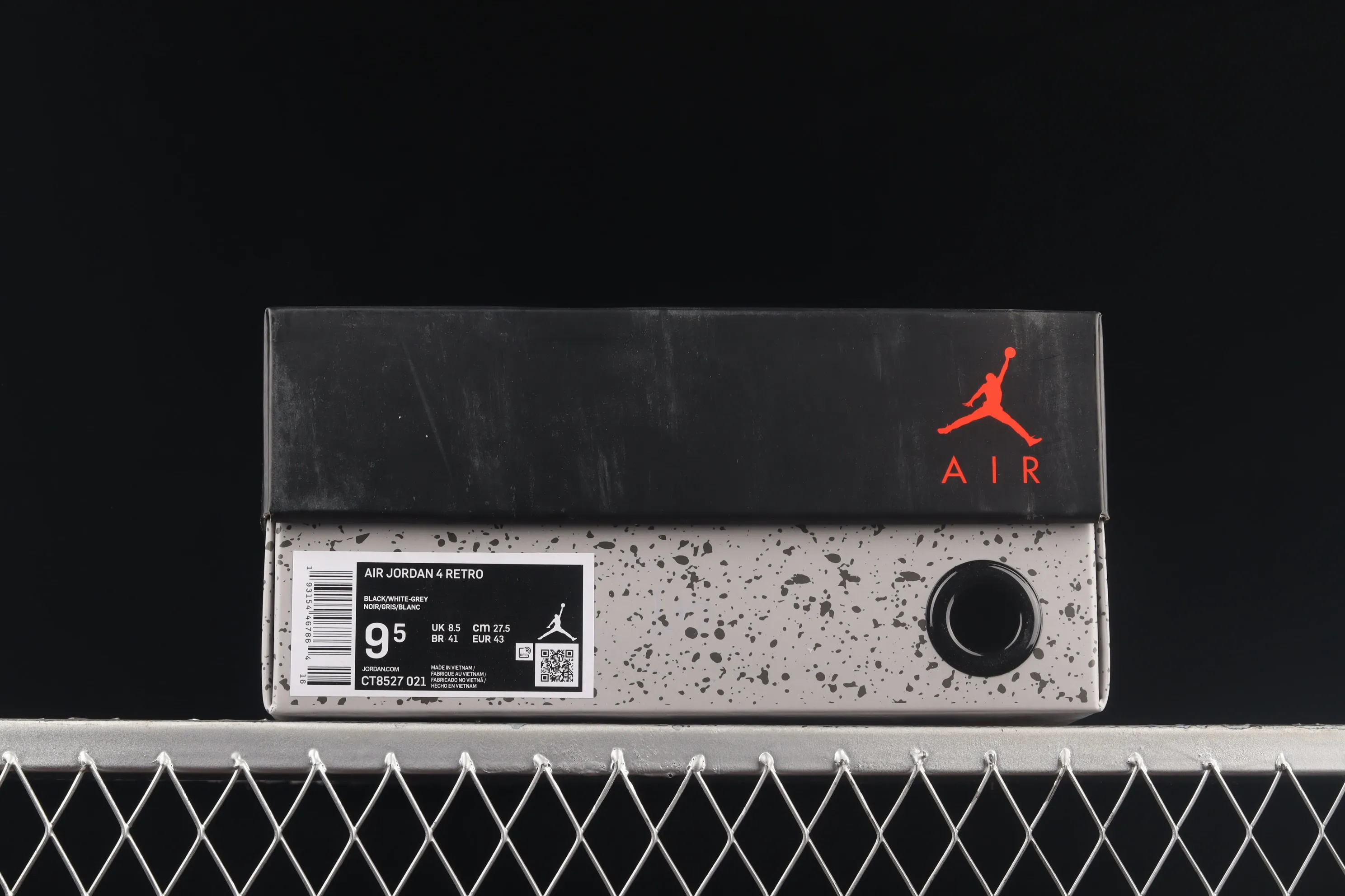 All categories Air Jordan Jordan series basketball shoes Air Jordan 4 Air Jordan 4 Retro GS "Light Smoke Grey" AJ4 Joe 4 white smoke gray basketball shoes CT8527-021